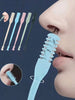 2-In-1 Manual Nose Hair Trimmer, Double-Sided Nose Hair Clipper, Nose Hair Removal Tool, Washable 360° Rotating Nose Hair Cleaner, Portable And Easy To Use, Suitable For Men And Women (Random Delivery)